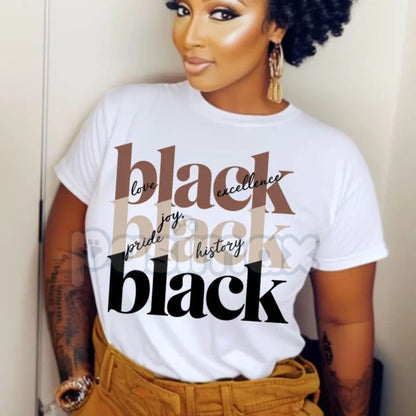 Black History Heritage T-Shirt - Empowering African American Pride Graphic Tee, Black Excellence Inspirational Shirt, Premium Heavyweight Unisex Civil Rights Apparel, Melanin History Statement Top, Legacy & Culture Gift Shirt