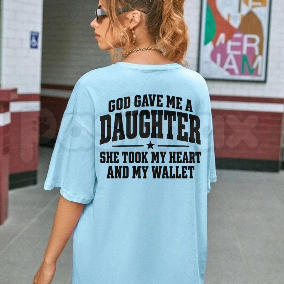 God Gave Me A Daughter She Took My Heart And My Wallet Shirt – Funny Girl Dad T-Shirt