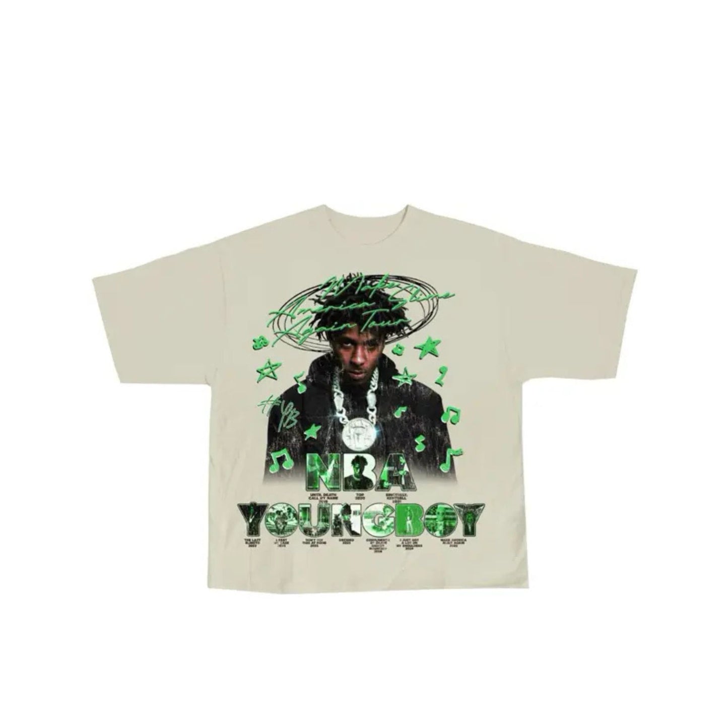 YoungBoy Never Broke Again MASA Tour T-Shirt - Vintage Concert Graphic Tee, NBA YoungBoy Fan Apparel
