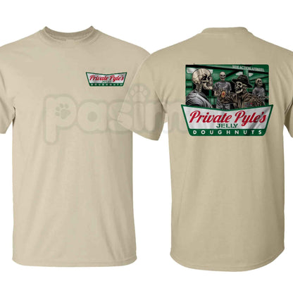 Private Pyle's Jelly Doughnuts T-Shirt – Funny Military Movie Quote Patriotic Unisex Cotton Tee