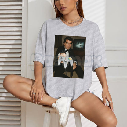 GoldenEye 007 N64 T-Shirt - A Gaming Legend Retro Tee, Nintendo 64 Classic Apparel, 90s FPS Fan Shirt