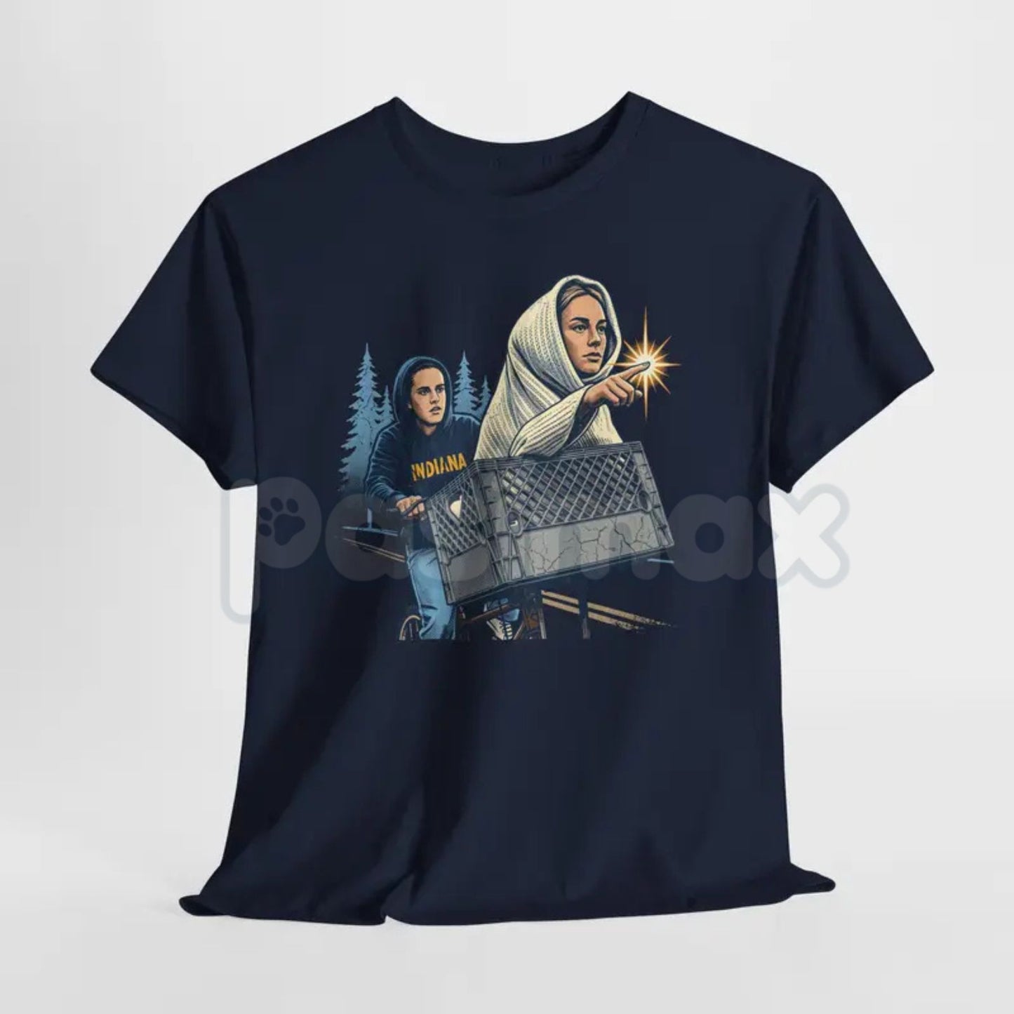 Comfort Colors® Sophie Cunningham & Caitlin Clark Basketball T-Shirt – Retro 90s Style Dual-Player Graphic Tee, Vintage Aesthetic Women's Sports Fan Unisex Top