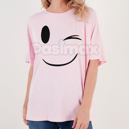 Classic Smile Face T-Shirt - Happy Face Graphic Streetwear Tee, Retro 70s Icon Premium Cotton Shirt, Unisex Heavyweight Positive Vibes Top, Modern Minimalist Smiley Crewneck, Acid House Aesthetic Fashion