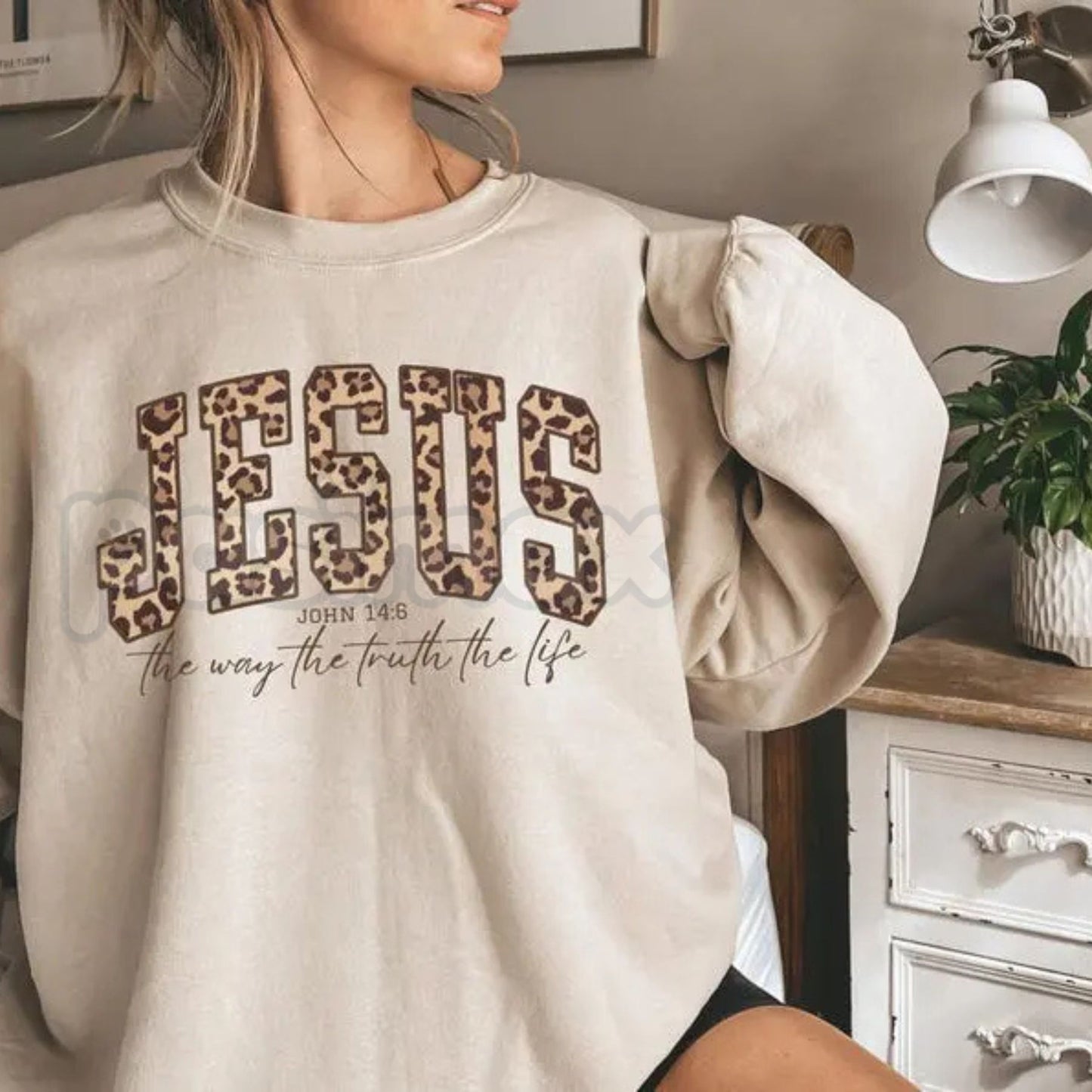 Christian Jesus Sweatshirt – Walk by Faith Religious Crewneck