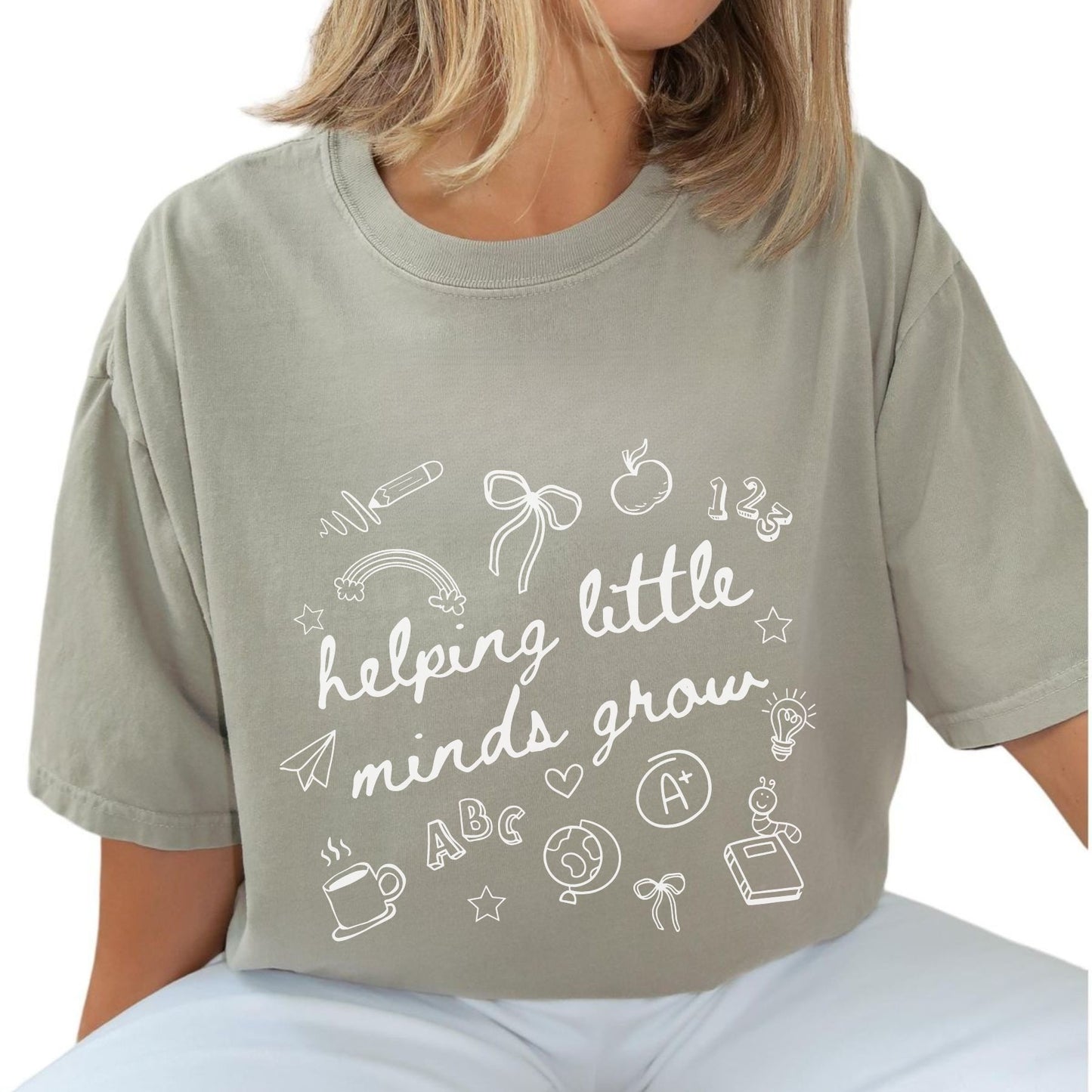 Kindergarten & Preschool Teacher Tee – Comfort Colors, Back to School Shirt, Early Childhood Educator Gift, Cute Teacher Life Top
