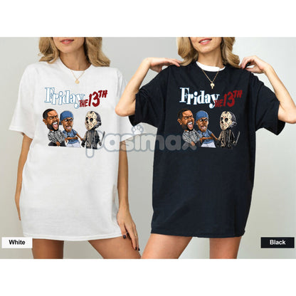 Halloween Jason Killer T-Shirt - Scary Movie Inspired Cotton Crewneck Top, Horror Fan Apparel