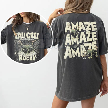Comfort Colors® Rocky Tau Ceti T-Shirt – Project Hail Mary "Home of Astrophage" Tee, Ryland Grace Sci-Fi Graphic Shirt, Amaze! Bookish Gift