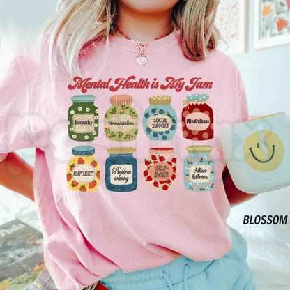 Comfort Colors® Mental Health Awareness T-Shirt – Retro Psychologist & Social Worker Graphic Tee, School Psych & Anxiety Support Unisex Top
