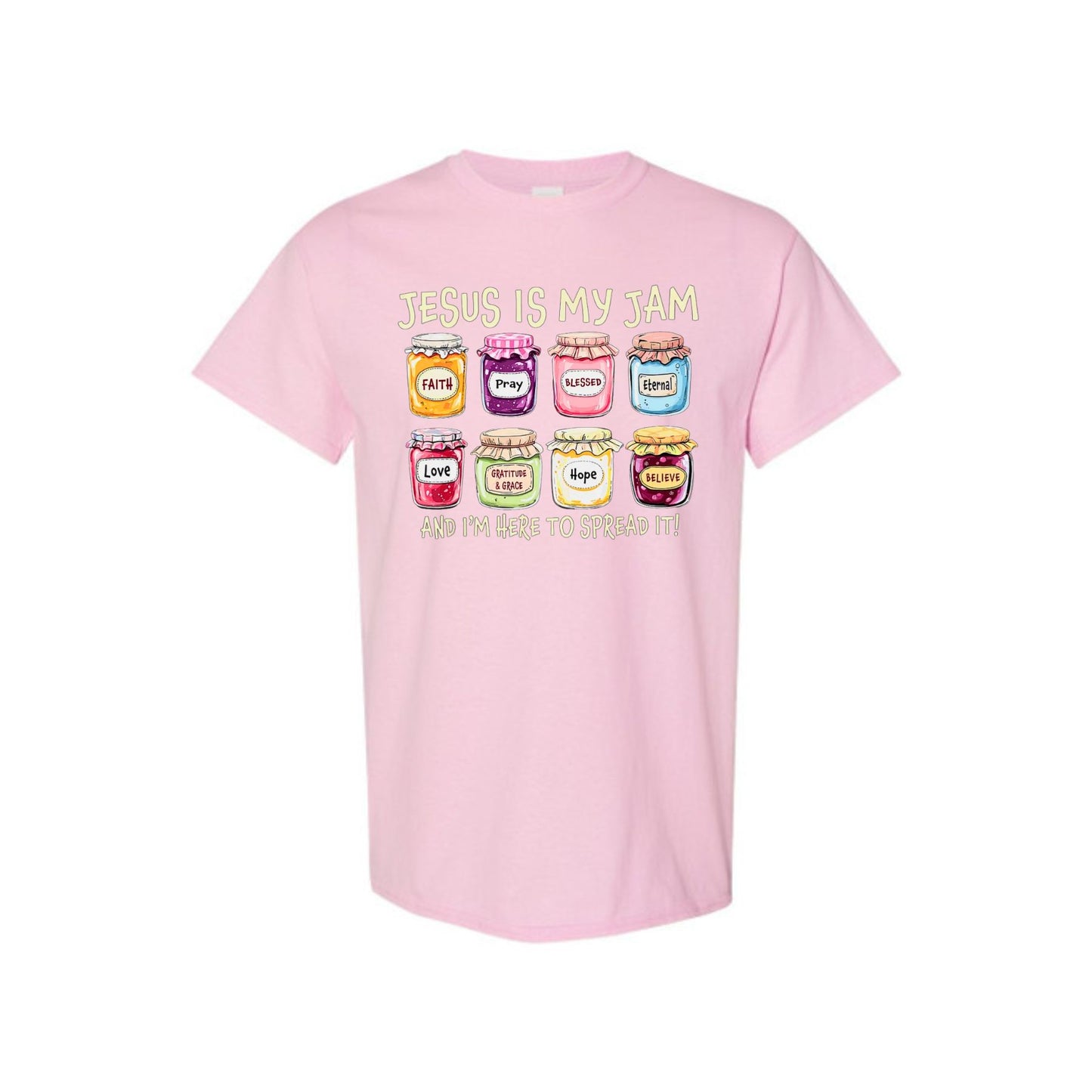 "Jesus Is My Jam" T-Shirt - Humorous Christian Faith Tee, Unisex Casual Shirt