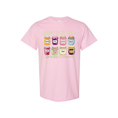"Jesus Is My Jam" T-Shirt - Humorous Christian Faith Tee, Unisex Casual Shirt