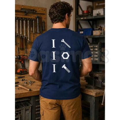 Screws Nuts and Bolts T-Shirt – Funny Mechanic Handyman Unisex Cotton Graphic Tee