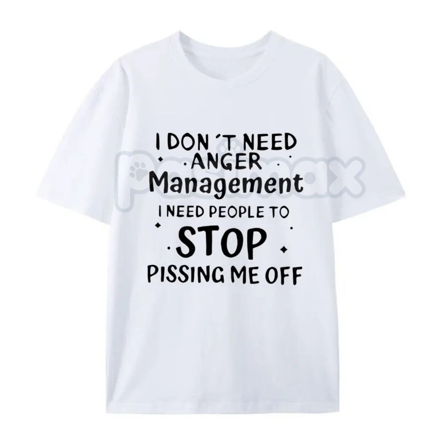 "I Don't Need Anger Management" T-Shirt – Funny Sarcastic Graphic Tee, Premium 100% Cotton Witty Quote Top, Soft Lived-In Heavyweight Brutal Honesty Shirt, Made in USA