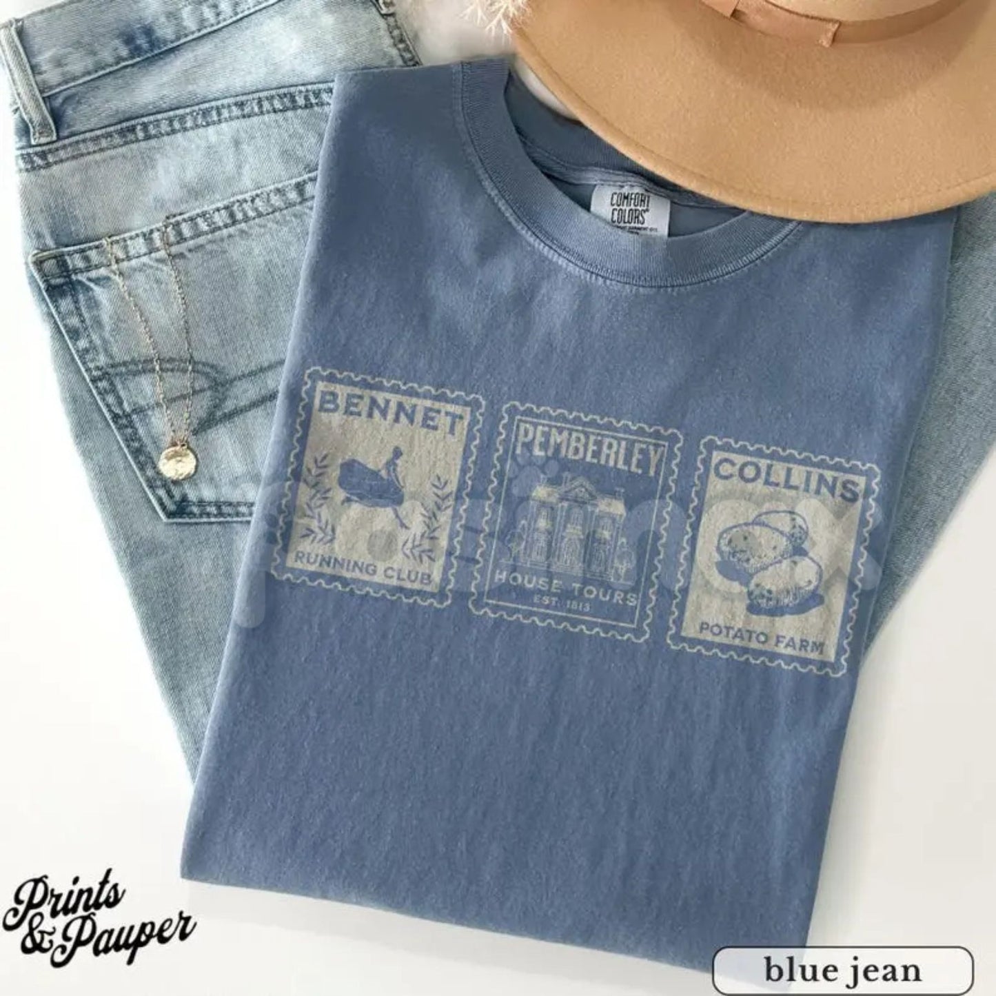 Comfort Colors® 'Austen's Wit' T-Shirt – Retro Literary Fan Apparel, Cozy Pride & Prejudice Quote Tee, Vintage Writer Gift