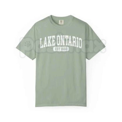 Comfort Colors® Lake Ontario Est. 1660 T-Shirt – Funny Canada Political Satire Graphic Tee, Great Lakes Border Humor Unisex Top