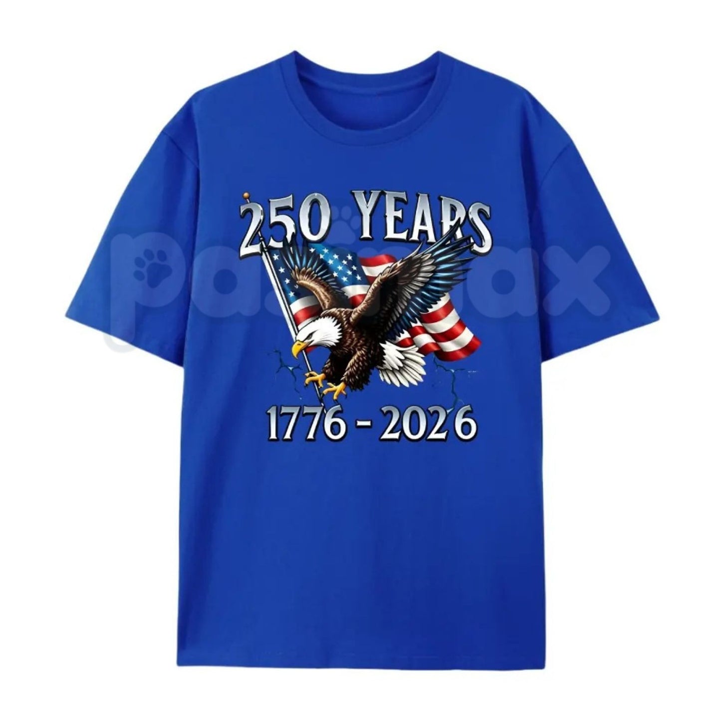 America 250th Anniversary Eagle T-Shirt – 1776-2026 United States Flag Design, Premium 100% Cotton Semiquincentennial Top, Soft Lived-In Heavyweight Patriotic Eagle Shirt, Made in USA