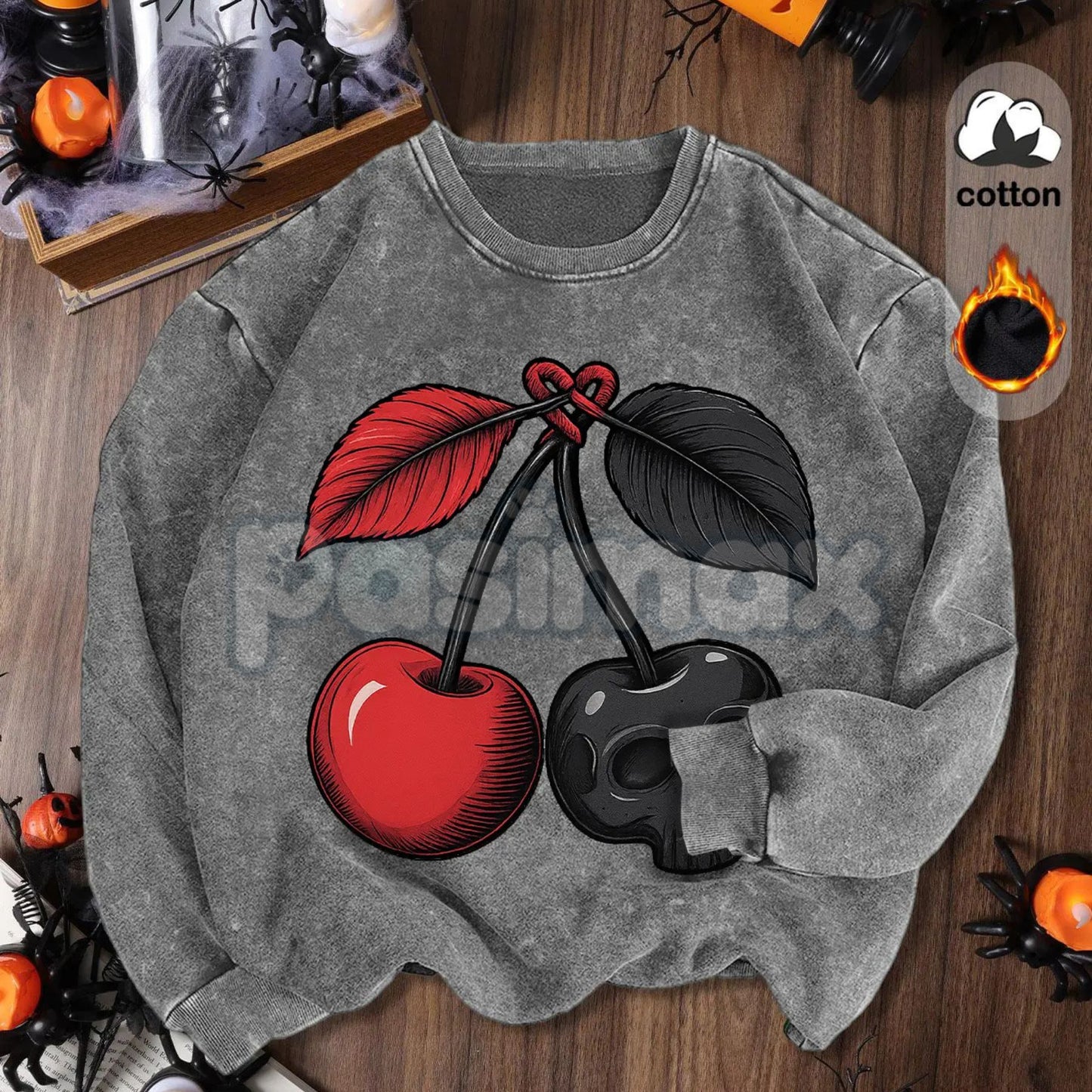 Women's Vintage Soft Pullover Sweatshirt – Cozy Casual Garment-Dyed Crewneck