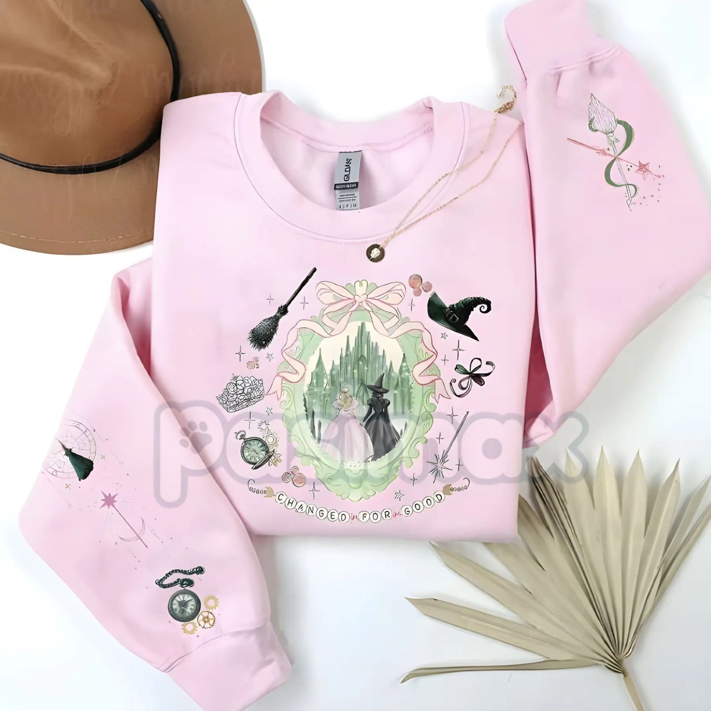 Enchanted Emerald Friendship Sweatshirt – Magical Best Friend Matching Crewneck