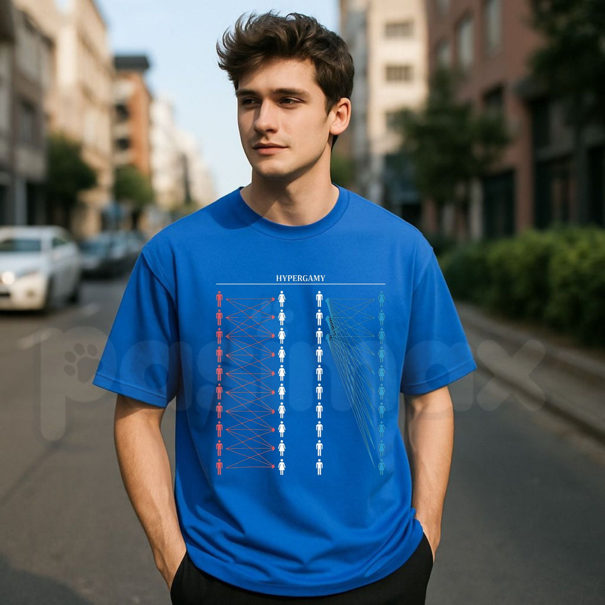 Hypergamy Meme Funny Dating Strategy T-Shirt – Sarcastic Relationship Humor Tee