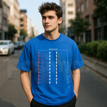 Hypergamy Meme Funny Dating Strategy T-Shirt – Sarcastic Relationship Humor Tee