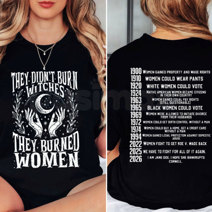 Witch-Themed Graphic 2026 Version T-Shirt – Spooky Halloween Cottagegoth Graphic Tee