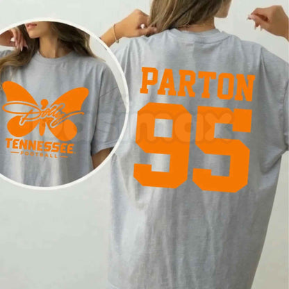 Dolly Parton Tennessee 95 T-Shirt – Country Music Game Day Orange and White Graphic Tee