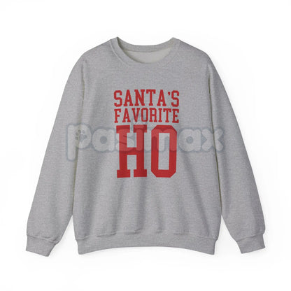 Santa’s Favorite Ho Cozy Christmas Crewneck | Funny Viral Holiday Sweatshirt for Women | Adult Humor Xmas Jumper