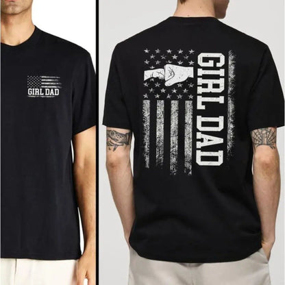 Girl Dad T-Shirt - Proud Dad of Girl Shirt, Father's Day Gift from Daughter