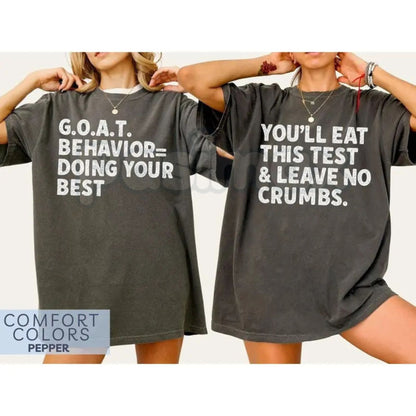 Comfort Colors® Test Day T-Shirt – Matching State Testing Graphic Tee, Retro Teacher Team T-Shirts, Aesthetic School Testing Season Outfit