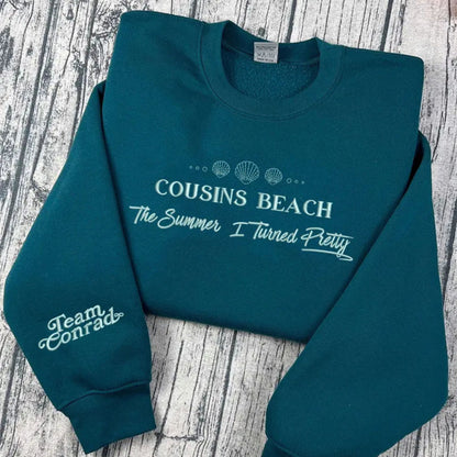 Cousins Beach Embroidered Sweatshirt – The Summer I Turned Pretty Crewneck