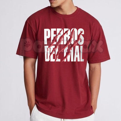 Perros del Mal Classic Logo T-Shirt – Retro Mexican Wrestling Rudos Emblem Graphic Tee