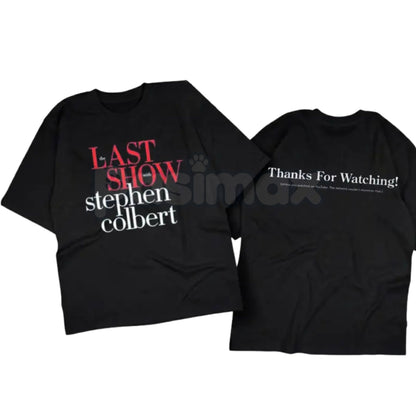 "Late Night Show Parody" Funny T-Shirt – Double-Sided TV Host Graphic Tee, Premium 100% Cotton Pop Culture Humor Top, Soft Lived-In Heavyweight Broadcast Style Shirt, Made in USA