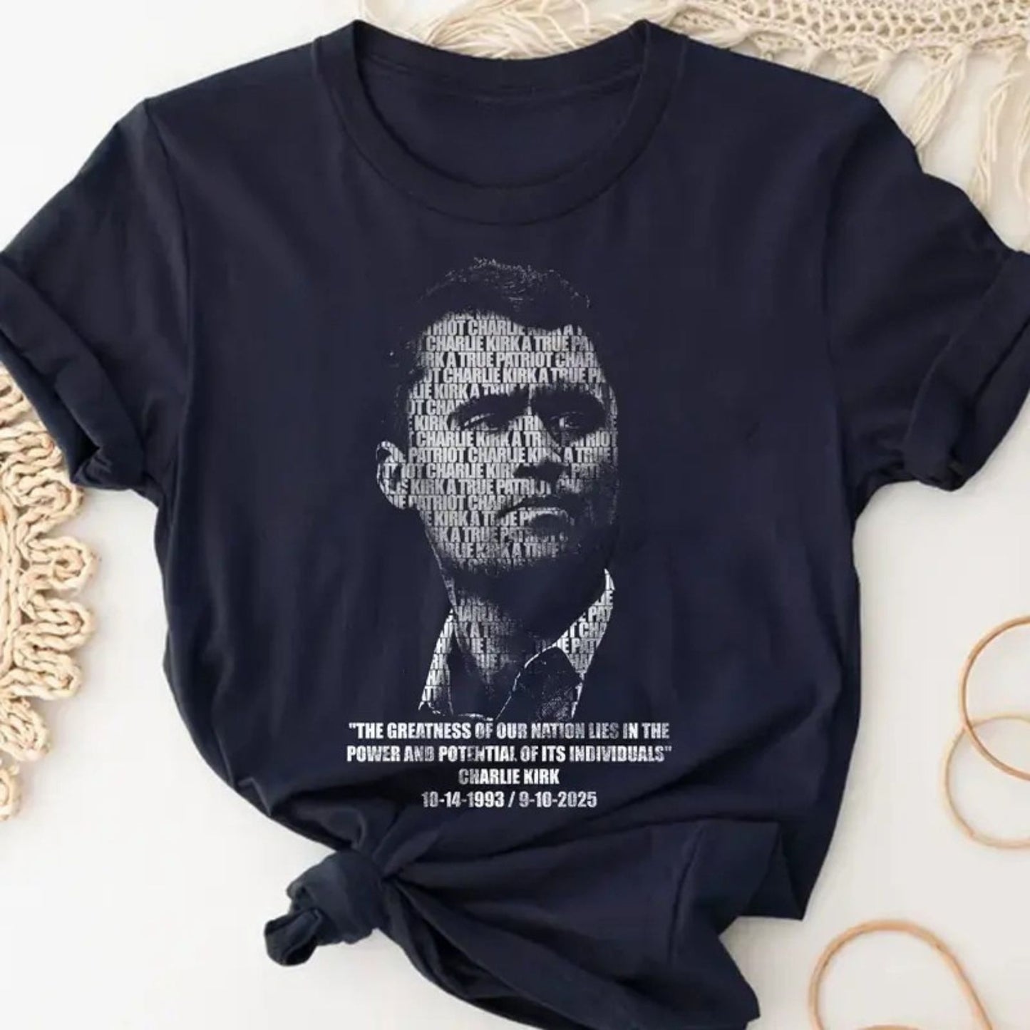 "Pray for Charlie Kirk" T-Shirt - Patriotic Faith-Based Tee, Unisex Statement Shirt