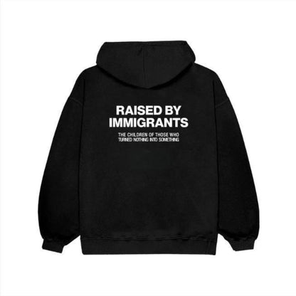 Raised By Immigrants Hoodie – Proud Daughter, Dreamer & Mexican Culture Statement Piece, Funny Graphic Pullover