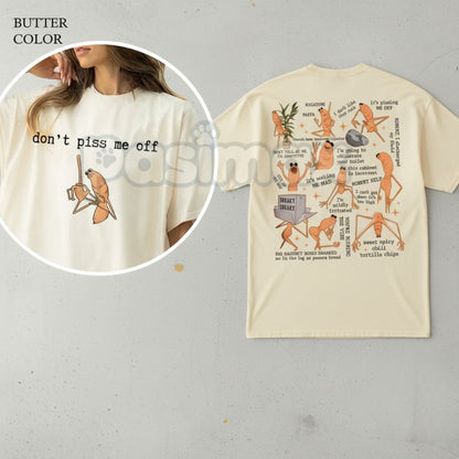 Comfort Colors® 'Marcus The Worm' Double-Sided T-Shirt – Funny Meme Shirt, Brain Rot Humor Tee, Vintage Internet Culture Apparel