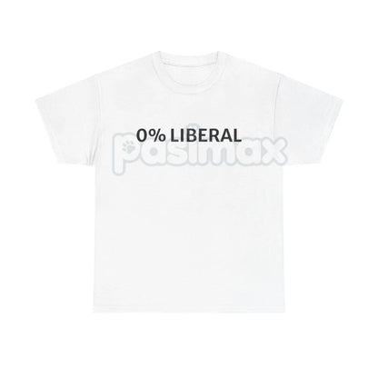 "0 Percent Lib" T-shirt - Funny Political Graphic Tee, Halloween Humor Gift Idea, Conservative Statement Shirt