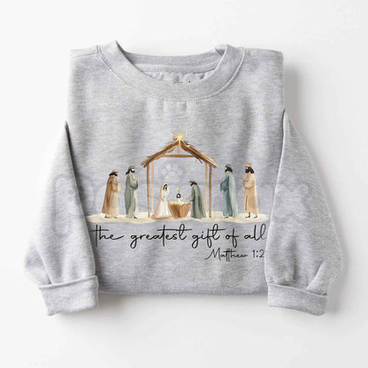 Love In Faith Christmas Sweatshirt | Womenswear Holiday Faith Crewneck