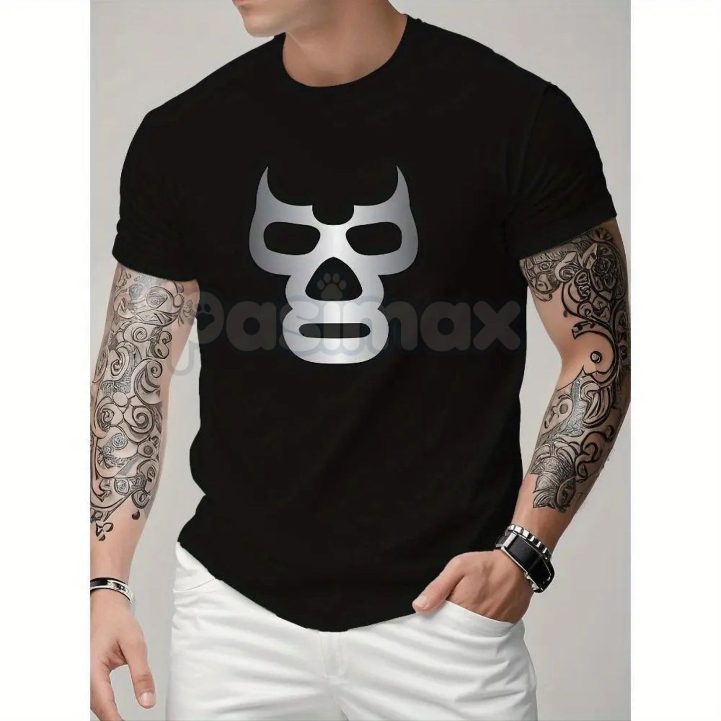 Men's Graphic Printed Short-Sleeve T-Shirt - Premium Streetwear Artist Tee, Heavyweight Cotton Graphic Top, Modern Urban Casual Shirt, Men’s Designer Print Apparel, High-Impact Daily Essentials Tee