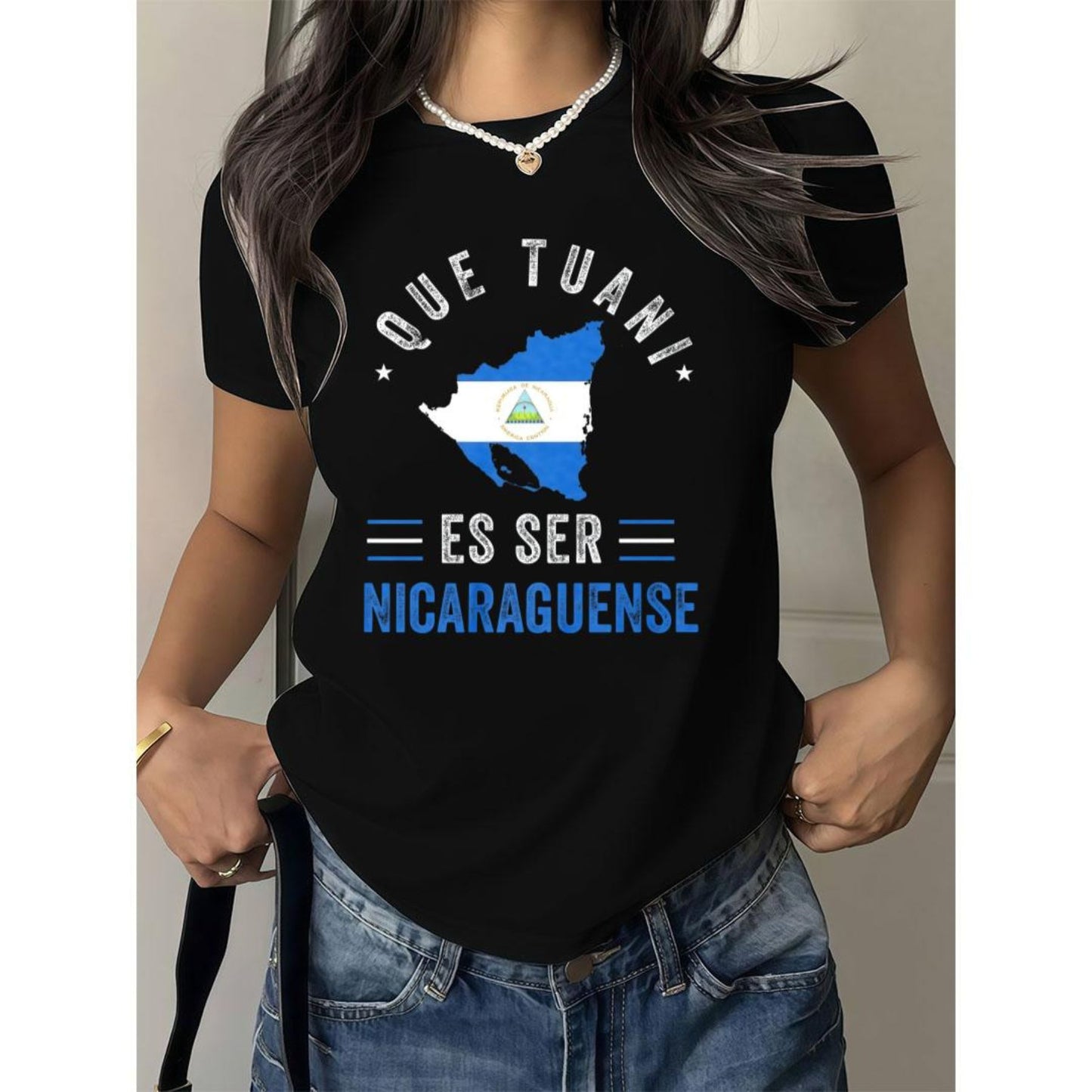 Stylish Heritage Nicaragua Flag T-Shirt - Nicoya Design Unisex Tee, Proud Nicaraguan Apparel, Cultural Gift