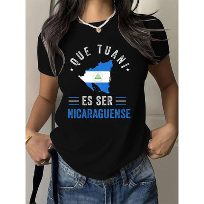 Stylish Heritage Nicaragua Flag T-Shirt - Nicoya Design Unisex Tee, Proud Nicaraguan Apparel, Cultural Gift