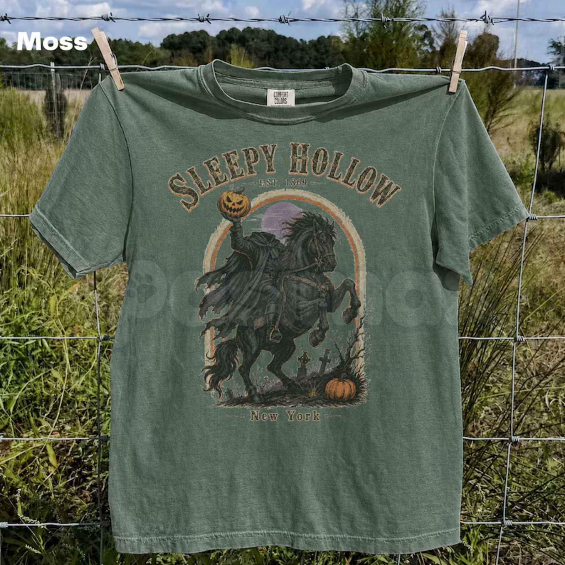 Vintage Sleepy Hollow 90s Headless Horseman Comfort Tee – Pasimax