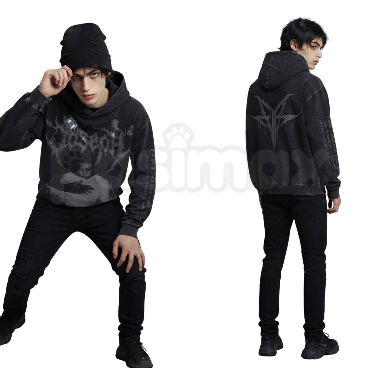 Joseph Pullover Hoodie – Classic Casual Streetwear, Vintage Washed Essential