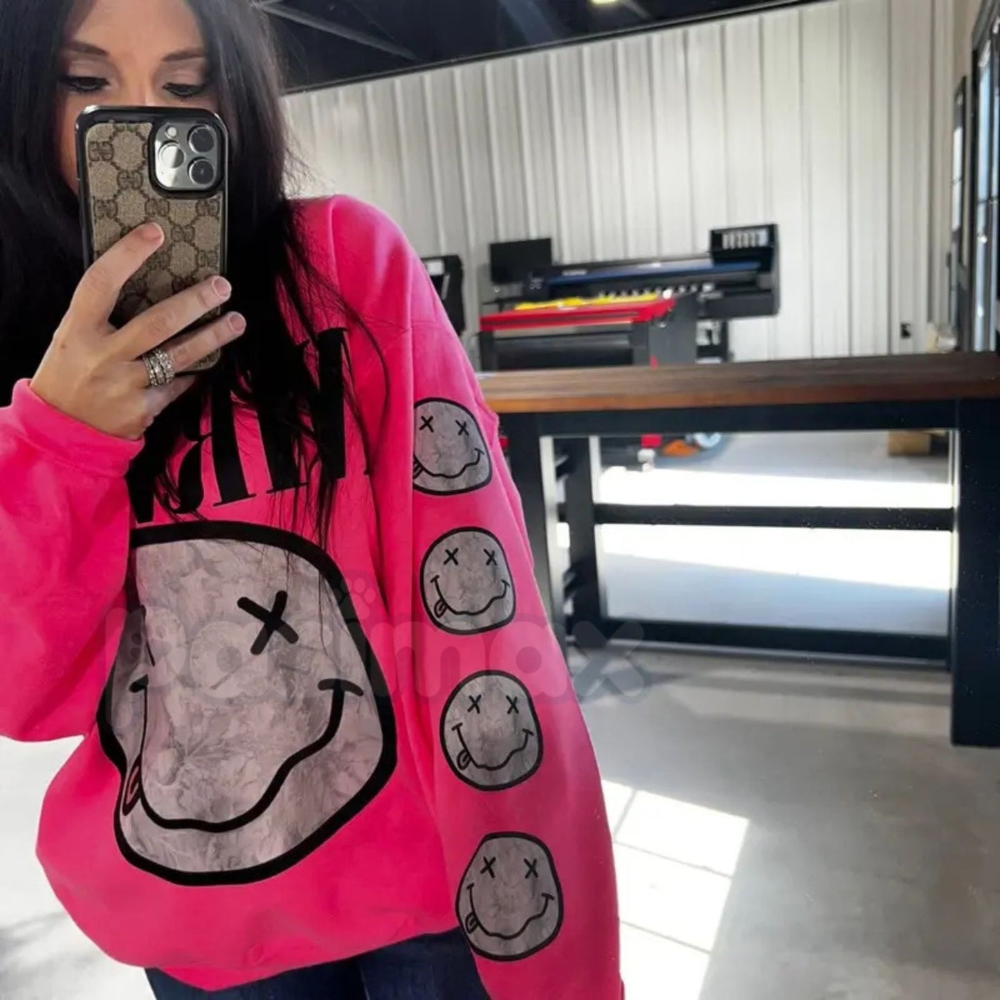 Urban Camo Sweatshirt | Monochromatic Streetwear Jumper | Edgy Gray City Camouflage Crewneck | Modern Unisex Apparel