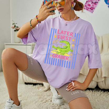 Comfort Colors® Last Day of School T-Shirt – Retro Teacher & Student "Out of Office" Tee, End of Year Celebration Graphic Shirt, Aesthetic Summer Break Top