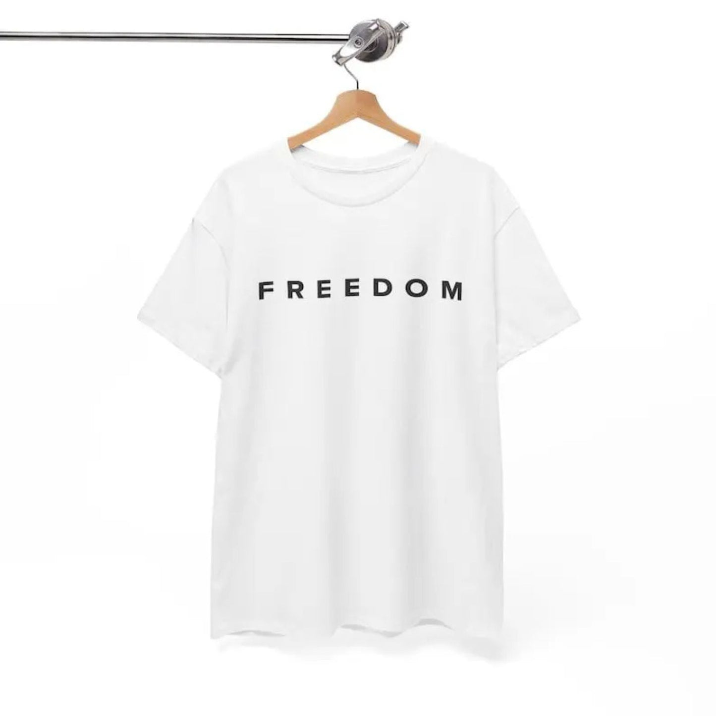 Charlie Kirk "Justice & Freedom" T-Shirt - Political Quote Tee, Unisex Fan Apparel