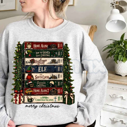 Retro Holiday VHS Sweatshirt | Vintage Christmas Graphic Crewneck