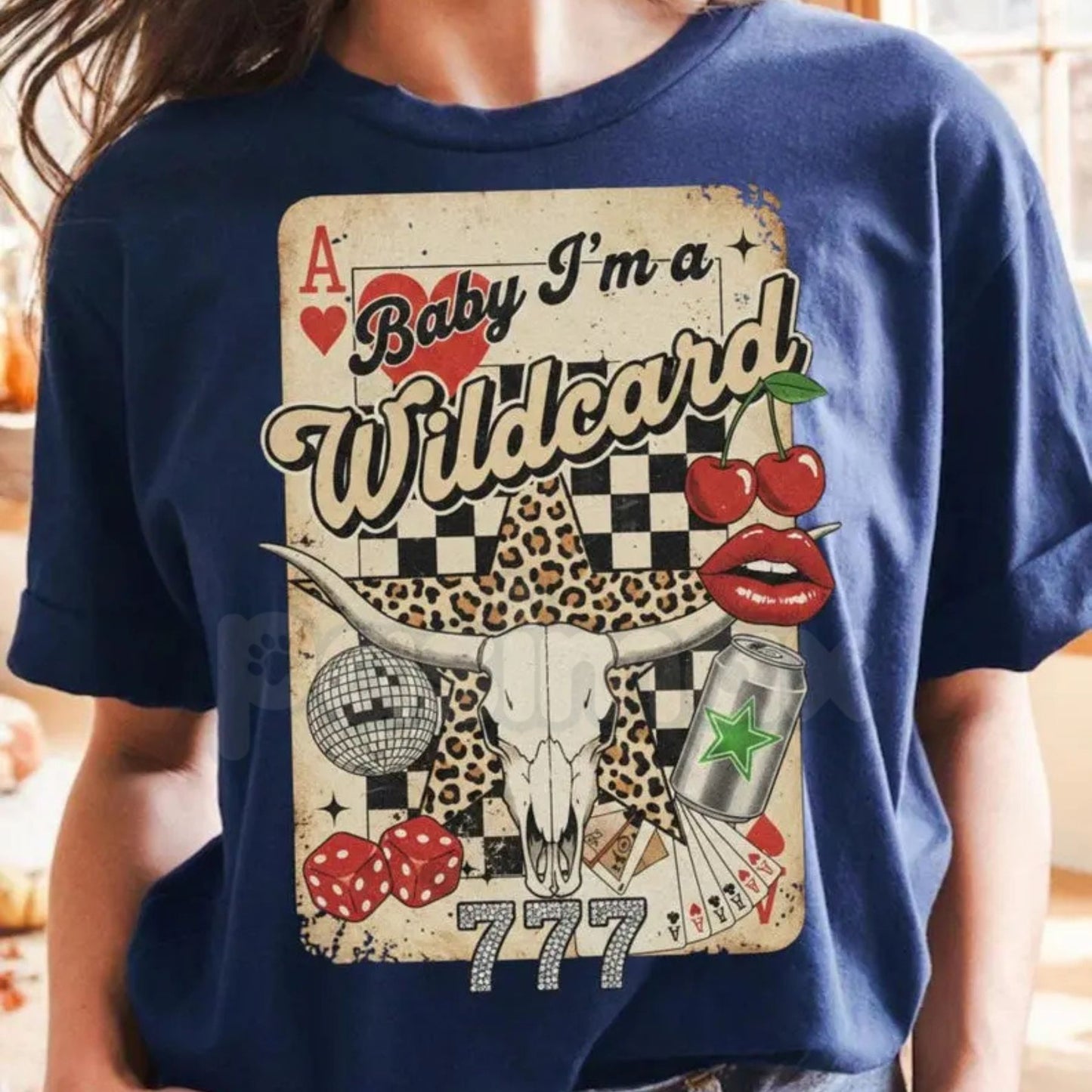 Comfort Colors® Wild Card Cowgirl T-Shirt – Western Collage Graphic Tee, Retro Coastal Cowgirl Shirt, Trendy Desert Aesthetic Streetwear Top