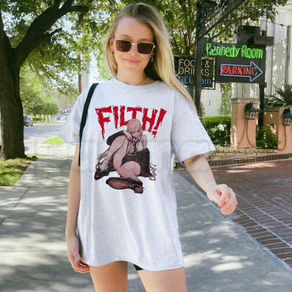 FILTH! Unisex T-Shirt – Dark Academia Girl Meme & Sarcastic Literary Graphic Tee