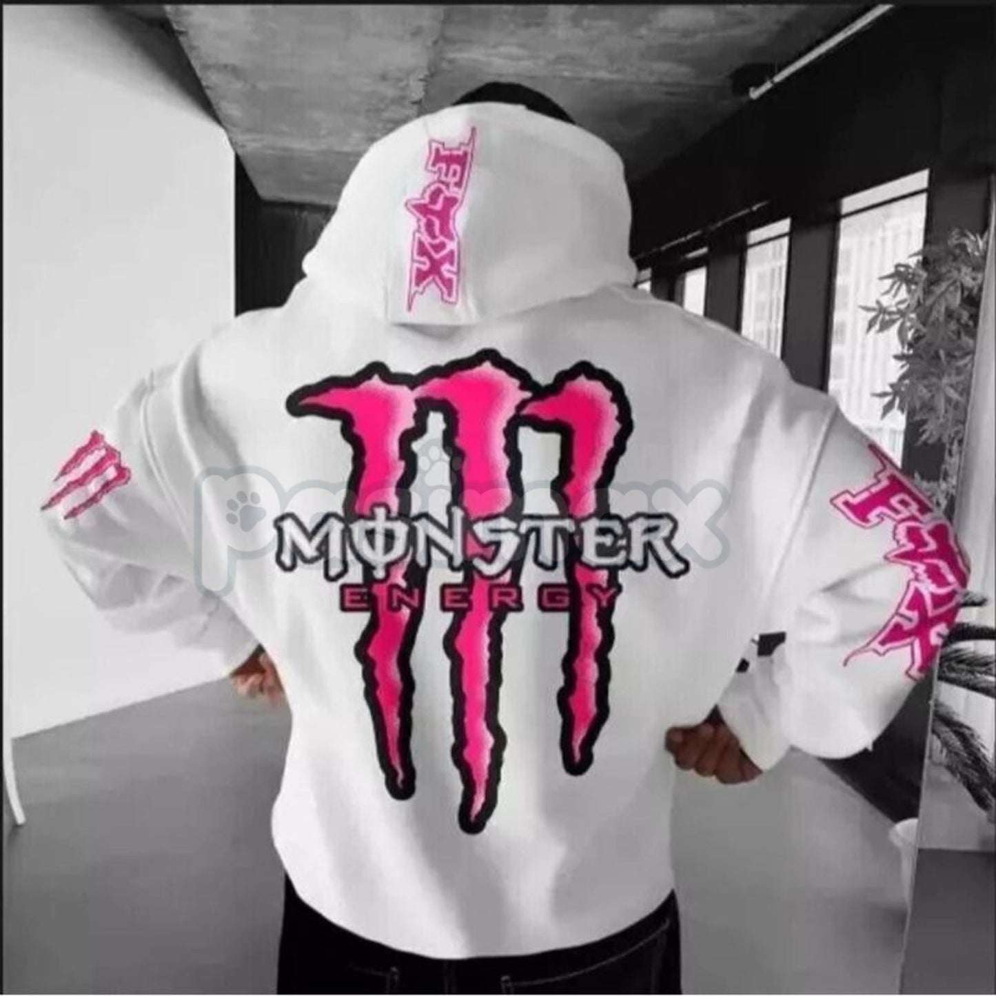 Monster Energy Claw Streetwear Hoodie – Oversized Graphic Pullover, Iconic Energy Drink Merch, Unisex