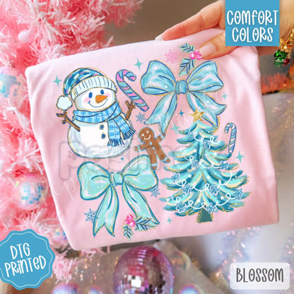 'I'll Have a Blue Christmas' Comfort Colors® T-Shirt – Retro Holiday Song Tee, Trendy Winter Aesthetic Apparel