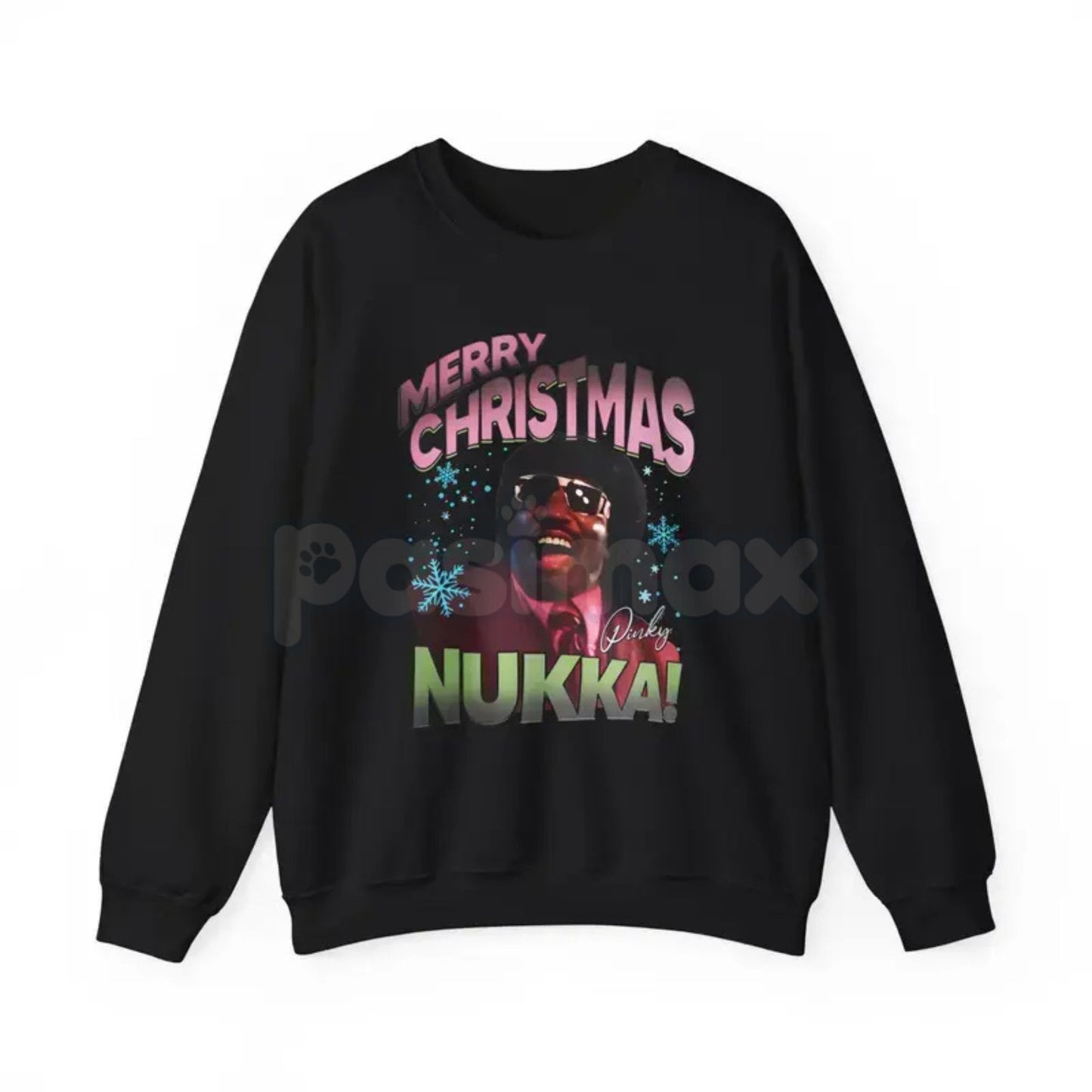 Merry Christmas Nukka Sweatshirt | Friday After Next Movie Quote Holiday Comedy Gift | Unisex Crewneck Fleece Jumper